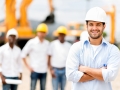 Architect at a construction site